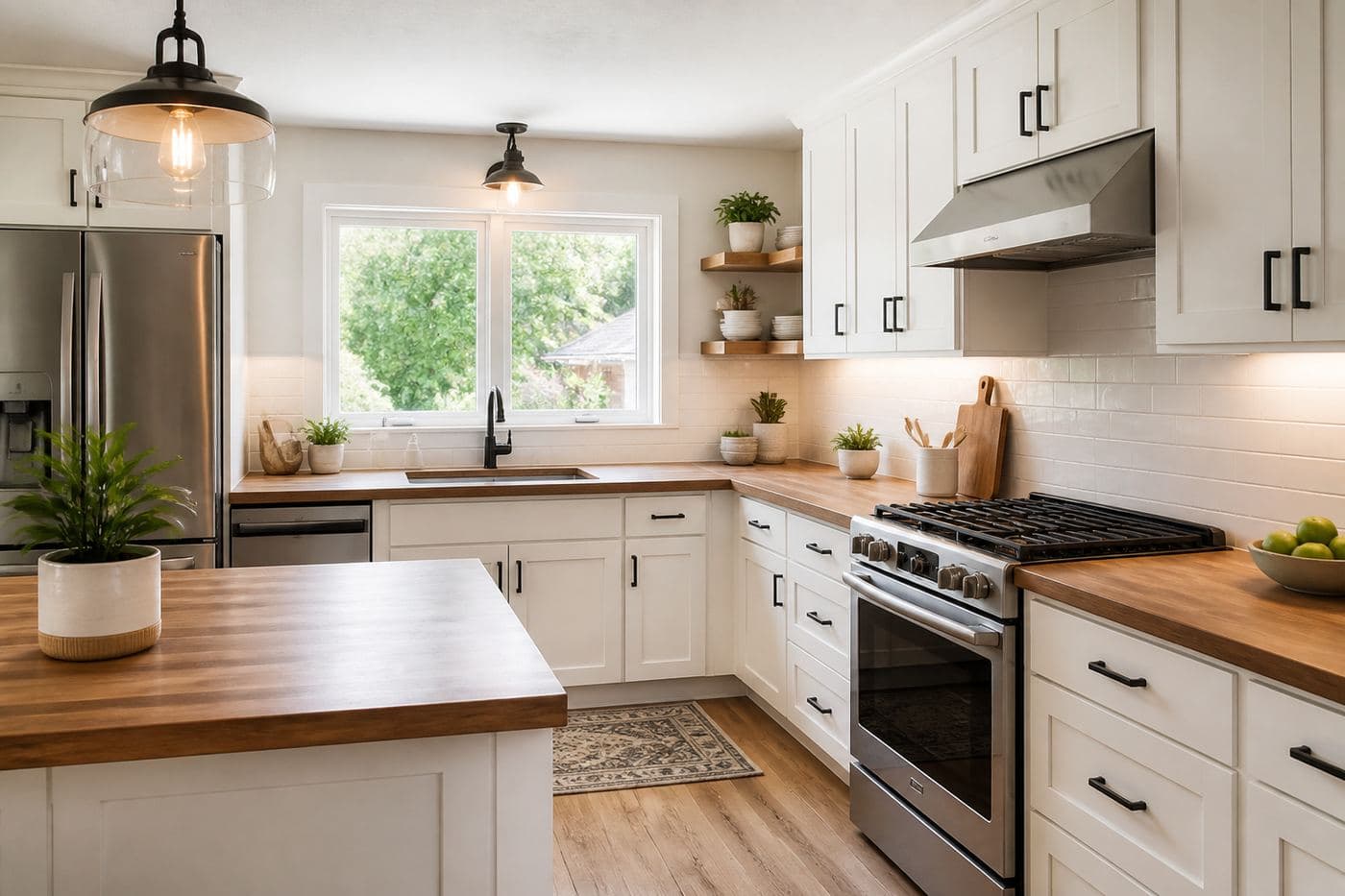 Beautifully renovated modern kitchen